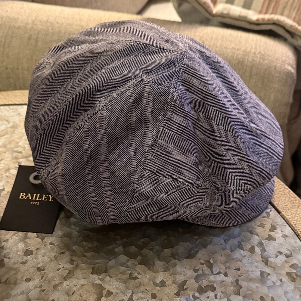 Bailey Men's Classic Gray Herringbone Hat
